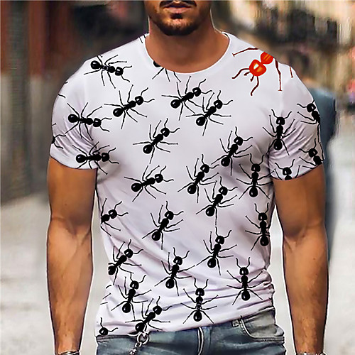 Men's Unisex Tee T shirt Shirt 3D Print Graphic Prints Animal Print Short Sleeve Daily Tops Casual Designer Big and Tall White
Men's Unisex Tee T shirt Shirt 3D Print Graphic Prints Animal Print Short Sleeve Daily Tops Casual Designer Big and Tall White