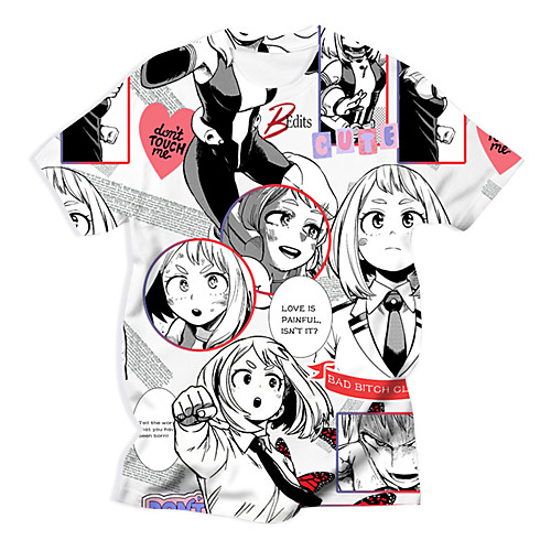 Inspired by My Hero Academia / Boku No Hero Cosplay Cosplay Costume T-shirt Terylene Graphic Printing Harajuku Graphic T-shirt For Women's / Men's
Inspired by My Hero Academia / Boku No Hero Cosplay Cosplay Costume T-shirt Terylene Graphic Printing Harajuku Graphic T-shirt For Women's / Men's