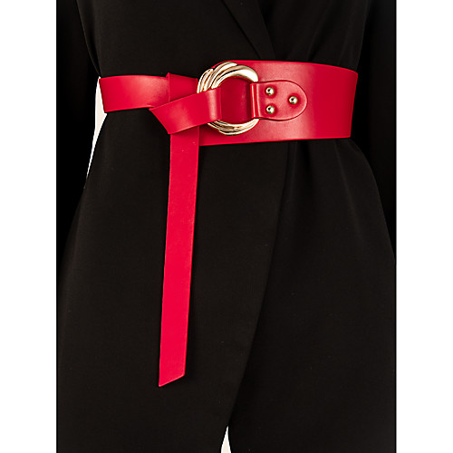 Women's Wide Belt Party Street Daily Dress Camel Red Belt Solid Colored / Winter / Spring / Summer / Vintage
Women's Wide Belt Party Street Daily Dress Camel Red Belt Solid Colored / Winter / Spring / Summer / Vintage