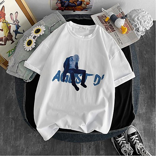 Inspired by Agust D Cosplay Anime Cartoon Polyester / Cotton Blend Print Harajuku Graphic Kawaii T-shirt For Women's / Men's
Inspired by Agust D Cosplay Anime Cartoon Polyester / Cotton Blend Print Harajuku Graphic Kawaii T-shirt For Women's / Men's