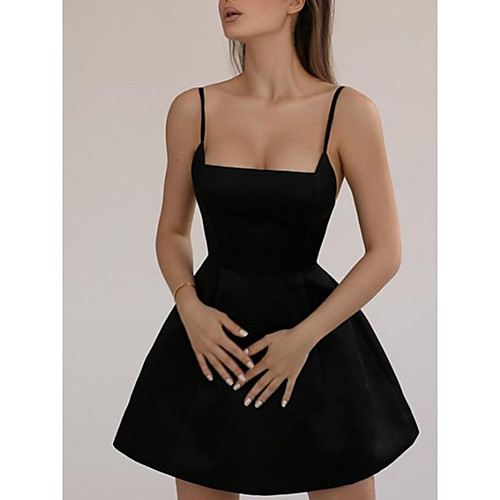 Women's A Line Dress Knee Length Dress Black Red Sleeveless Solid Color Spring Summer Casual 2021 S M L XL XXL
Women's A Line Dress Knee Length Dress Black Red Sleeveless Solid Color Spring Summer Casual 2021 S M L XL XXL