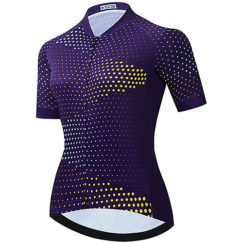21Grams Women's Short Sleeve Cycling Jersey Summer Spandex Purple Polka Dot Bike Top Mountain Bike MTB Road Bike Cycling Sports Clothing Apparel / Stretchy / Athleisure
21Grams Women's Short Sleeve Cycling Jersey Summer Spandex Purple Polka Dot Bike Top Mountain Bike MTB Road Bike Cycling Sports Clothing Apparel / Stretchy / Athleisure