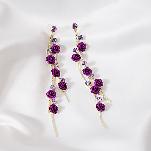 Drop Earrings Dangle Earrings Tassel Fringe Roses Elegant Sweet Earrings Jewelry Red For Wedding Party Evening Gift Engagement Date 1 Pair
Drop Earrings Dangle Earrings Tassel Fringe Roses Elegant Sweet Earrings Jewelry Red For Wedding Party Evening Gift Engagement Date 1 Pair