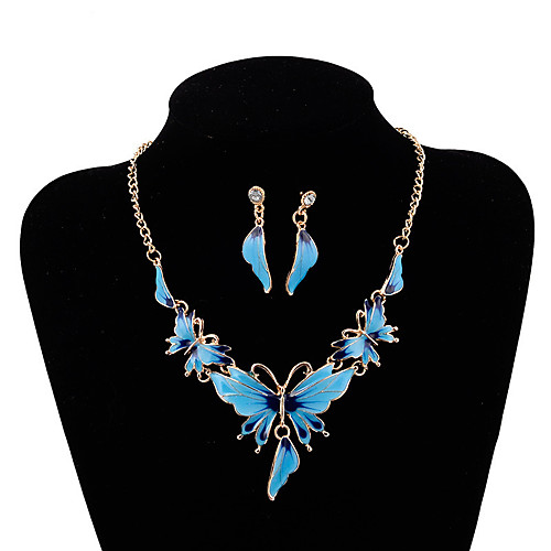 butterfly jewelry set clavicle chain necklace exaggerated alloy dripping butterfly short chain set
butterfly jewelry set clavicle chain necklace exaggerated alloy dripping butterfly short chain set
