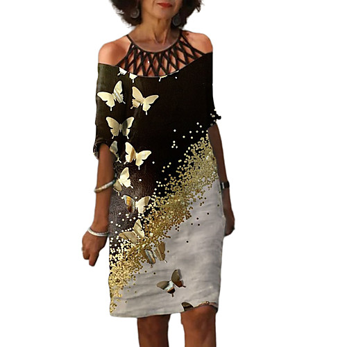 Women's A Line Dress Knee Length Dress Army Green Black Light Green Half Sleeve Floral Print Summer Halter Neck Elegant Party 2021 S M L XL XXL 3XL
Women's A Line Dress Knee Length Dress Army Green Black Light Green Half Sleeve Floral Print Summer Halter Neck Elegant Party 2021 S M L XL XXL 3XL