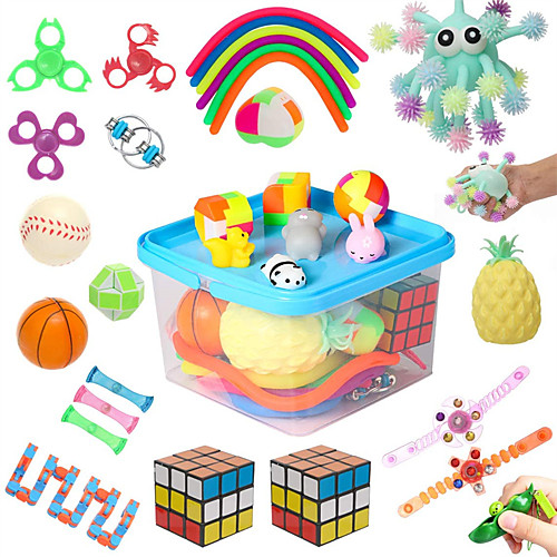 32 Pack Sensory Fidget Toys Set, Fidget Toys for Adults Anxiety Stress Relief Toys for Kids Autism ADHD Perfect for Stocking Stuffers, Pinata Goodie Filler, Parties, Class Room Prizes and Carnival
32 Pack Sensory Fidget Toys Set, Fidget Toys for Adults Anxiety Stress Relief Toys for Kids Autism ADHD Perfect for Stocking Stuffers, Pinata Goodie Filler, Parties, Class Room Prizes and Carnival