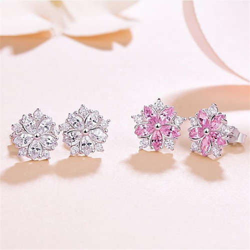 Women's Stud Earrings Earrings Classic Fashion Romantic Punk Trendy Cute Sweet Earrings Jewelry Blushing Pink / White For Street Gift Date Birthday Festival 1 Pair
Women's Stud Earrings Earrings Classic Fashion Romantic Punk Trendy Cute Sweet Earrings Jewelry Blushing Pink / White For Street Gift Date Birthday Festival 1 Pair