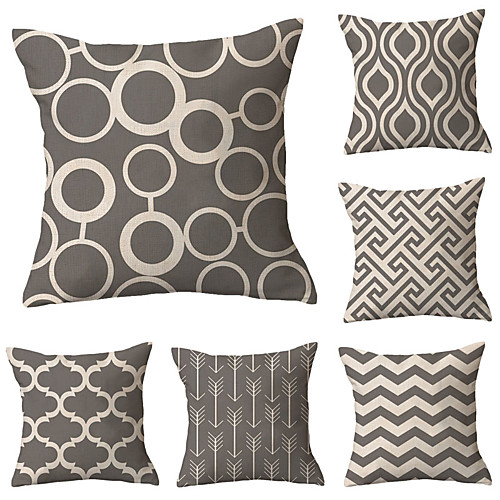 Geometric Double Side Cushion Cover 6PC Soft Decorative Square Throw Pillow Cover Cushion Case Pillowcase for Bedroom Livingroom Superior Quality Machine Washable Outdoor Cushion for Sofa Couch Bed Chair
Geometric Double Side Cushion Cover 6PC Soft Decorative Square Throw Pillow Cover Cushion Case Pillowcase for Bedroom Livingroom Superior Quality Machine Washable Outdoor Cushion for Sofa Couch Bed Chair
