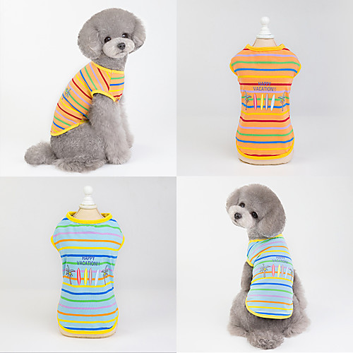 Dog Cat Vest Stripes Color Block Stripes Dailywear Casual / Daily Dog Clothes Puppy Clothes Dog Outfits Warm Orange Light Blue Costume for Girl and Boy Dog Cotton S M L XL XXL
Dog Cat Vest Stripes Color Block Stripes Dailywear Casual / Daily Dog Clothes Puppy Clothes Dog Outfits Warm Orange Light Blue Costume for Girl and Boy Dog Cotton S M L XL XXL