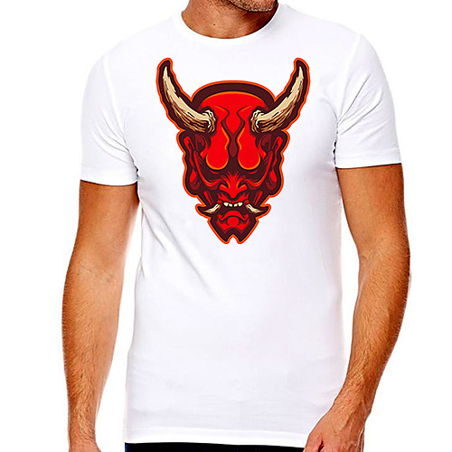Men's Unisex Tee T shirt Hot Stamping Graphic Prints Mask Plus Size Print Short Sleeve Casual Tops Cotton Basic Designer Big and Tall White
Men's Unisex Tee T shirt Hot Stamping Graphic Prints Mask Plus Size Print Short Sleeve Casual Tops Cotton Basic Designer Big and Tall White