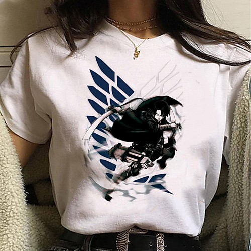 Inspired by Attack on Titan Cosplay Anime Cartoon Polyester / Cotton Blend Print Harajuku Graphic Kawaii T-shirt For Women's / Men's
Inspired by Attack on Titan Cosplay Anime Cartoon Polyester / Cotton Blend Print Harajuku Graphic Kawaii T-shirt For Women's / Men's