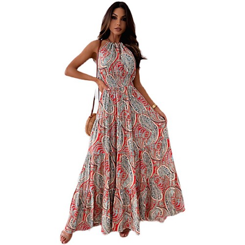 Women's Swing Dress Maxi long Dress Blue flower Red flower Sleeveless Floral Summer Sexy 2021 S M L XL 2XL
Women's Swing Dress Maxi long Dress Blue flower Red flower Sleeveless Floral Summer Sexy 2021 S M L XL 2XL