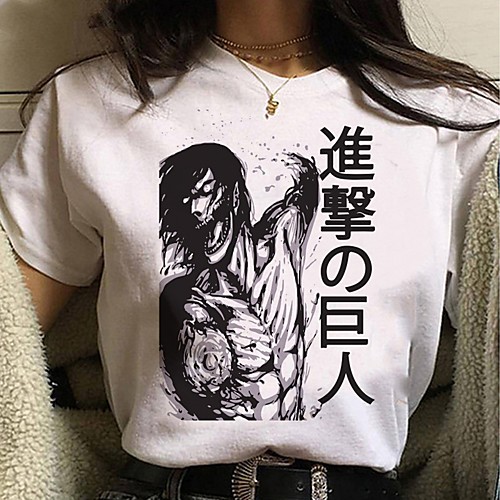 Inspired by Attack on Titan Cosplay Anime Cartoon Polyester / Cotton Blend Print Harajuku Graphic Kawaii T-shirt For Women's / Men's
Inspired by Attack on Titan Cosplay Anime Cartoon Polyester / Cotton Blend Print Harajuku Graphic Kawaii T-shirt For Women's / Men's