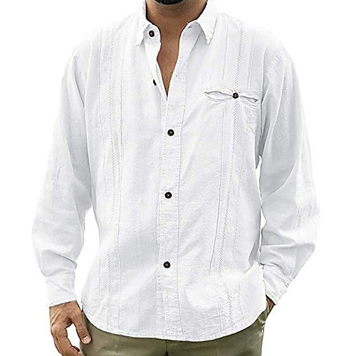 Men's Shirt Solid Colored Button-Down Long Sleeve Casual Tops Cotton Casual Fashion Breathable Comfortable Blue Khaki Green
Men's Shirt Solid Colored Button-Down Long Sleeve Casual Tops Cotton Casual Fashion Breathable Comfortable Blue Khaki Green