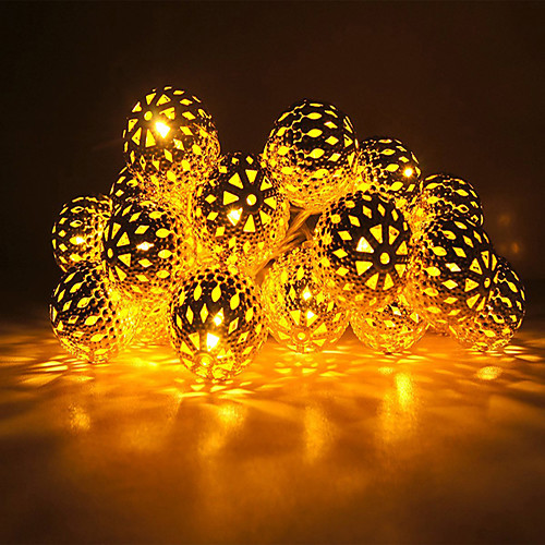 LED String Lights 5M-40LED Moroccan Ball Fairy Garland Copper Patio String Light Globe Fairy Orb Lantern Christmas for Wedding Party Home Decoration USB or 220V Plug
LED String Lights 5M-40LED Moroccan Ball Fairy Garland Copper Patio String Light Globe Fairy Orb Lantern Christmas for Wedding Party Home Decoration USB or 220V Plug