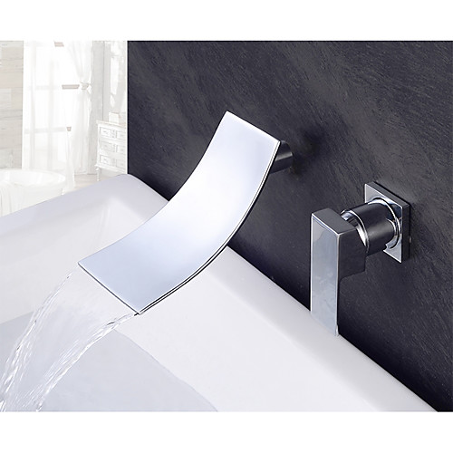 1279 Sprinkle Sink Faucets - Contemporary Chrome / Electroplated Wall Mount / Waterfall Two Holes
1279 Sprinkle Sink Faucets - Contemporary Chrome / Electroplated Wall Mount / Waterfall Two Holes