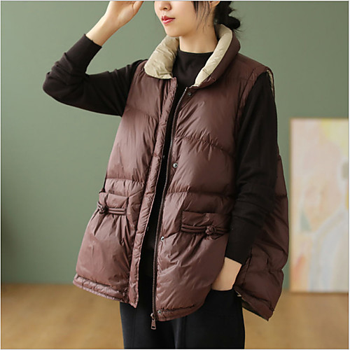 Women's Coat Daily Wear Spring Summer Regular Coat Regular Fit Casual Jacket Solid Color Zipper off-white Black
Women's Coat Daily Wear Spring Summer Regular Coat Regular Fit Casual Jacket Solid Color Zipper off-white Black