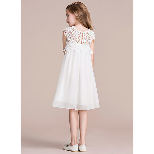A-Line Knee Length Flower Girl Dresses Party Tulle Sleeveless Jewel Neck with Appliques
A-Line Knee Length Flower Girl Dresses Party Tulle Sleeveless Jewel Neck with Appliques