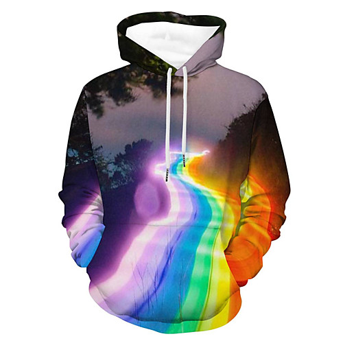 Men's Pullover Hoodie Sweatshirt Rainbow Graphic Prints Print Hooded Daily Sports 3D Print 3D Print Casual Hoodies Sweatshirts Long Sleeve 1 2 3
Men's Pullover Hoodie Sweatshirt Rainbow Graphic Prints Print Hooded Daily Sports 3D Print 3D Print Casual Hoodies Sweatshirts Long Sleeve 1 2 3