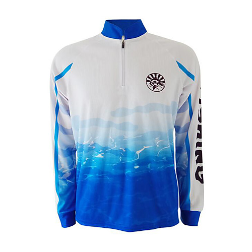 CAWANFLY Men's Fishing Jacket Outdoor Long Sleeve UPF50 Quick Dry Waterproof Zipper Lightweight Breathable Jacket Top Autumn / Fall Spring Athleisure Fishing Camping & Hiking Blue and White
CAWANFLY Men's Fishing Jacket Outdoor Long Sleeve UPF50 Quick Dry Waterproof Zipper Lightweight Breathable Jacket Top Autumn / Fall Spring Athleisure Fishing Camping & Hiking Blue and White