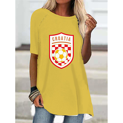 Women's T Shirt Dress Tee Dress Short Mini Dress Blue Yellow White Light Blue Half Sleeve Print Letter Print Fall Summer Round Neck Casual Holiday 2021 S M L XL XXL 3XL
Women's T Shirt Dress Tee Dress Short Mini Dress Blue Yellow White Light Blue Half Sleeve Print Letter Print Fall Summer Round Neck Casual Holiday 2021 S M L XL XXL 3XL