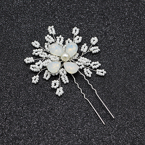 Romantic Cute Alloy Flowers / Headdress / Headpiece with Imitation Pearl / Flower / Crystals / Rhinestones 1 PC Wedding / Special Occasion Headpiece
Romantic Cute Alloy Flowers / Headdress / Headpiece with Imitation Pearl / Flower / Crystals / Rhinestones 1 PC Wedding / Special Occasion Headpiece