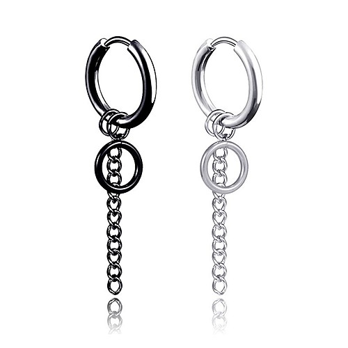 Men's Earrings Classic Holiday Birthday Stylish Simple Stainless Steel Earrings Jewelry Silver / White / Black For Street Formal Date Festival 1pc
Men's Earrings Classic Holiday Birthday Stylish Simple Stainless Steel Earrings Jewelry Silver / White / Black For Street Formal Date Festival 1pc