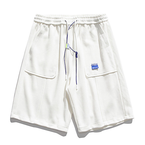 Men's Stylish Sporty Casual / Sporty Streetwear Comfort Daily Sports Jeans Shorts Bermuda shorts Pants Solid Color Knee Length Drawstring Pocket Elastic Drawstring Design White Black Light Grey
Men's Stylish Sporty Casual / Sporty Streetwear Comfort Daily Sports Jeans Shorts Bermuda shorts Pants Solid Color Knee Length Drawstring Pocket Elastic Drawstring Design White Black Light Grey