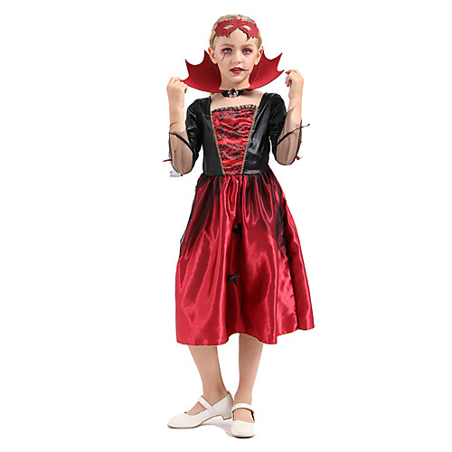 Witch Dress Masquerade Girls' Movie Cosplay Vacation Halloween Red Dress Halloween Carnival Masquerade Polyester
Witch Dress Masquerade Girls' Movie Cosplay Vacation Halloween Red Dress Halloween Carnival Masquerade Polyester