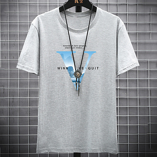 Men's Unisex Tee T shirt Hot Stamping Graphic Prints Letter Plus Size Print Short Sleeve Casual Tops Cotton Basic Fashion Designer Big and Tall White Black Light gray
Men's Unisex Tee T shirt Hot Stamping Graphic Prints Letter Plus Size Print Short Sleeve Casual Tops Cotton Basic Fashion Designer Big and Tall White Black Light gray