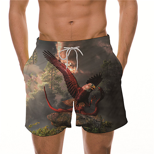 Men's Designer Casual / Sporty Big and Tall Quick Dry Breathable Soft Holiday Beach Swimming Pool Shorts Bermuda shorts Swim Trucks Pants Graphic Prints Eagle Snake Animal Short Drawstring Elastic
Men's Designer Casual / Sporty Big and Tall Quick Dry Breathable Soft Holiday Beach Swimming Pool Shorts Bermuda shorts Swim Trucks Pants Graphic Prints Eagle Snake Animal Short Drawstring Elastic