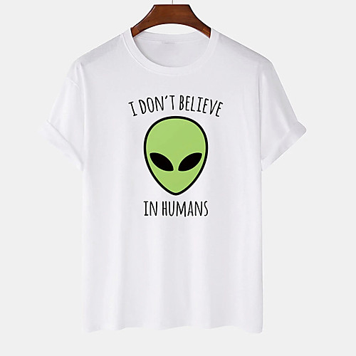Men's Unisex Tee T shirt Hot Stamping Graphic Prints Alien Plus Size Print Short Sleeve Casual Tops Cotton Basic Designer Big and Tall White Black Khaki
Men's Unisex Tee T shirt Hot Stamping Graphic Prints Alien Plus Size Print Short Sleeve Casual Tops Cotton Basic Designer Big and Tall White Black Khaki