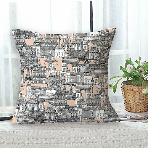 City View Double Side Cushion Cover 1PC Soft Throw Pillow Cover Cushion Case Pillowcase for Sofa Bedroom Livingroom Superior Quality Machine Washable Outdoor Cushion for Sofa Couch Bed Chair
City View Double Side Cushion Cover 1PC Soft Throw Pillow Cover Cushion Case Pillowcase for Sofa Bedroom Livingroom Superior Quality Machine Washable Outdoor Cushion for Sofa Couch Bed Chair