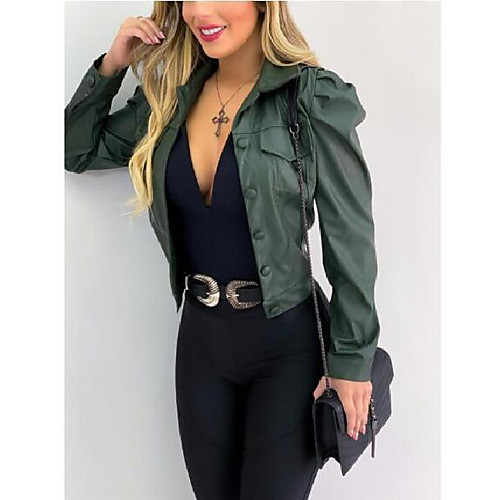 Women's Coat Casual / Daily Summer Regular Coat V Neck Regular Fit Casual Jacket Solid Color Others ArmyGreen Red Wine
Women's Coat Casual / Daily Summer Regular Coat V Neck Regular Fit Casual Jacket Solid Color Others ArmyGreen Red Wine