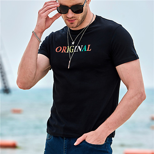 Men's Unisex Tee T shirt Hot Stamping Text Graphic Prints Plus Size Print Short Sleeve Casual Tops 100% Cotton Basic Designer Big and Tall Black
Men's Unisex Tee T shirt Hot Stamping Text Graphic Prints Plus Size Print Short Sleeve Casual Tops 100% Cotton Basic Designer Big and Tall Black