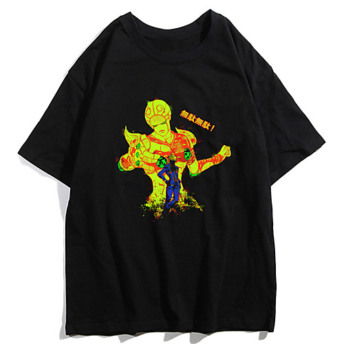 Inspired by JoJo's Bizarre Adventure JOJO Anime Cartoon Polyester / Cotton Blend Print Harajuku Graphic Kawaii T-shirt For Women's / Men's
Inspired by JoJo's Bizarre Adventure JOJO Anime Cartoon Polyester / Cotton Blend Print Harajuku Graphic Kawaii T-shirt For Women's / Men's