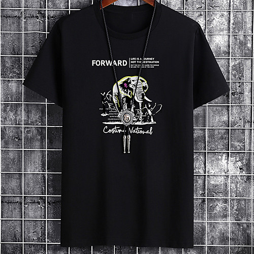 Men's Unisex Tee T shirt Hot Stamping Graphic Prints Elephant Plus Size Zero two Print Short Sleeve Casual Tops Cotton Basic Designer Big and Tall White Black Gray
Men's Unisex Tee T shirt Hot Stamping Graphic Prints Elephant Plus Size Zero two Print Short Sleeve Casual Tops Cotton Basic Designer Big and Tall White Black Gray