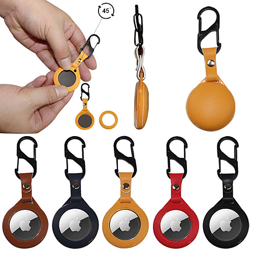 PU Leather Case For Apple Airtag Tracker Location Anti-Lost Device with Keychain Anti-Scratch Protector Cover For Airtags
PU Leather Case For Apple Airtag Tracker Location Anti-Lost Device with Keychain Anti-Scratch Protector Cover For Airtags