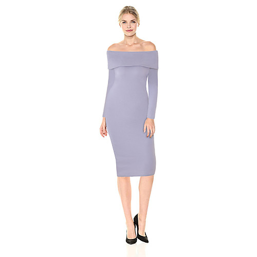 Sheath / Column Vintage Sexy Wedding Guest Prom Dress Off Shoulder Long Sleeve Knee Length Spandex Cotton with Sleek 2021
Sheath / Column Vintage Sexy Wedding Guest Prom Dress Off Shoulder Long Sleeve Knee Length Spandex Cotton with Sleek 2021