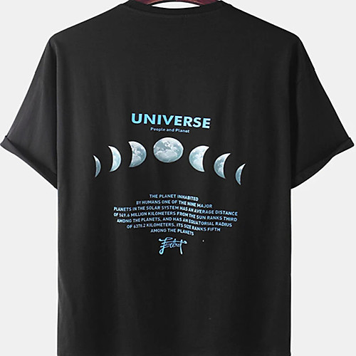 Men's Unisex Tee T shirt Hot Stamping Letter Plus Size Print Short Sleeve Casual Tops Cotton Basic Designer Big and Tall Black
Men's Unisex Tee T shirt Hot Stamping Letter Plus Size Print Short Sleeve Casual Tops Cotton Basic Designer Big and Tall Black