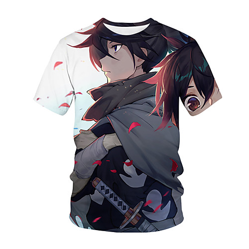 Inspired by Dororo Cosplay Anime Cartoon 100% Polyester 3D Harajuku Graphic Kawaii T-shirt For Women's / Men's
Inspired by Dororo Cosplay Anime Cartoon 100% Polyester 3D Harajuku Graphic Kawaii T-shirt For Women's / Men's