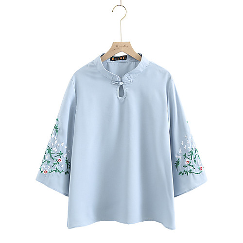 Women's Plus Size Tops T shirt Floral Print Half Sleeve Round Neck Blue White Black Big Size XL 2XL 3XL 4XL
Women's Plus Size Tops T shirt Floral Print Half Sleeve Round Neck Blue White Black Big Size XL 2XL 3XL 4XL