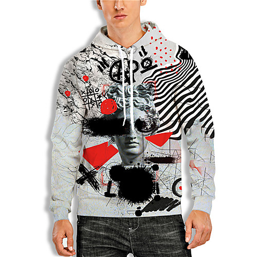Men's Pullover Hoodie Sweatshirt Graphic Prints Sculpture Print Hooded Daily Sports 3D Print 3D Print Casual Hoodies Sweatshirts Long Sleeve Gray
Men's Pullover Hoodie Sweatshirt Graphic Prints Sculpture Print Hooded Daily Sports 3D Print 3D Print Casual Hoodies Sweatshirts Long Sleeve Gray