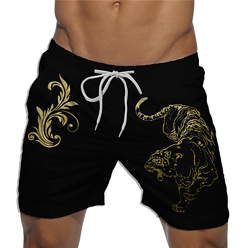 Men's Designer Casual / Sporty Big and Tall Quick Dry Breathable Soft Holiday Beach Swimming Pool Shorts Bermuda shorts Swim Trucks Pants Graphic Prints Tiger Animal Short Drawstring Elastic
Men's Designer Casual / Sporty Big and Tall Quick Dry Breathable Soft Holiday Beach Swimming Pool Shorts Bermuda shorts Swim Trucks Pants Graphic Prints Tiger Animal Short Drawstring Elastic