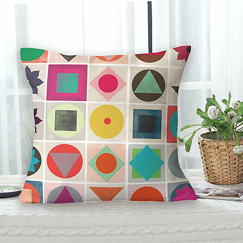 Geometric Double Side Cushion Cover 1PC Soft Decorative Square Throw Pillow Cover Cushion Case Pillowcase for Sofa Bedroom Livingroom Outdoor Superior Quality Machine Washable Outdoor Cushion for Sofa Couch Bed Chair
Geometric Double Side Cushion Cover 1PC Soft Decorative Square Throw Pillow Cover Cushion Case Pillowcase for Sofa Bedroom Livingroom Outdoor Superior Quality Machine Washable Outdoor Cushion for Sofa Couch Bed Chair