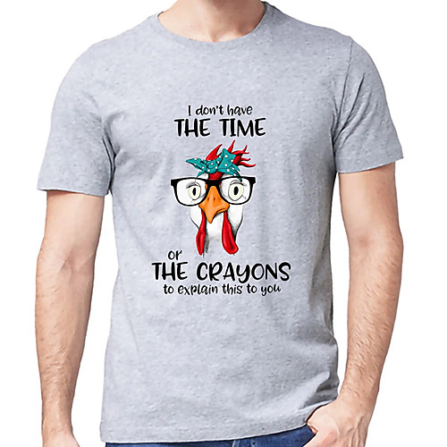 Men's Unisex Tee T shirt Hot Stamping Graphic Prints Letter Animal Plus Size Print Short Sleeve Casual Tops Cotton Basic Designer Big and Tall Light gray
Men's Unisex Tee T shirt Hot Stamping Graphic Prints Letter Animal Plus Size Print Short Sleeve Casual Tops Cotton Basic Designer Big and Tall Light gray