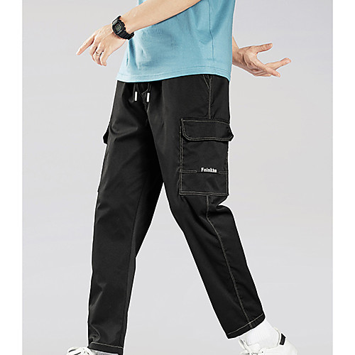 Men's Chino Soft Going out Work Pants Chinos Pants Solid Color Ankle-Length Black Khaki
Men's Chino Soft Going out Work Pants Chinos Pants Solid Color Ankle-Length Black Khaki