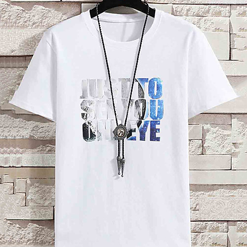 Men's Unisex Tee T shirt Hot Stamping Graphic Prints Letter Plus Size Print Short Sleeve Casual Tops Cotton Basic Fashion Designer Big and Tall White Black Light gray
Men's Unisex Tee T shirt Hot Stamping Graphic Prints Letter Plus Size Print Short Sleeve Casual Tops Cotton Basic Fashion Designer Big and Tall White Black Light gray