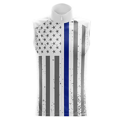 21Grams Women's Sleeveless Cycling Jersey Summer Spandex Polyester BlueWhite USA Bike Top Mountain Bike MTB Road Bike Cycling Breathable Back Pocket Sports Clothing Apparel / Stretchy / Athleisure
21Grams Women's Sleeveless Cycling Jersey Summer Spandex Polyester BlueWhite USA Bike Top Mountain Bike MTB Road Bike Cycling Breathable Back Pocket Sports Clothing Apparel / Stretchy / Athleisure