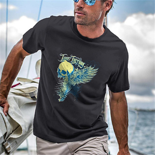 Men's Unisex Tee T shirt Shirt Hot Stamping Butterfly Graphic Prints Skull Short Sleeve Casual Tops Cotton Basic Fashion Designer Big and Tall White Black Beige
Men's Unisex Tee T shirt Shirt Hot Stamping Butterfly Graphic Prints Skull Short Sleeve Casual Tops Cotton Basic Fashion Designer Big and Tall White Black Beige